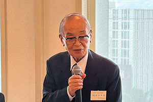 開会挨拶 陣内孝雄 最高顧問