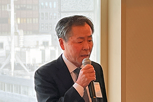 理事長挨拶 中村理事長(日本建設技術㈱社長)