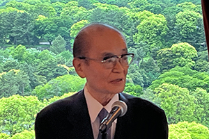 偲ぶ会挨拶 陣内孝雄最高顧問