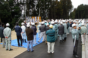 現場見学会の説明状況